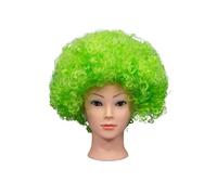 Afro Wigs Curly Bouncy Hair For Fancy Dress Party Costume Disco Accessory Unisex 60s 70S 80s Theme,Green