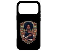 Afro Woman Black Cat African Art Melanin Queen Design Case for iPhone 17 Pro Max