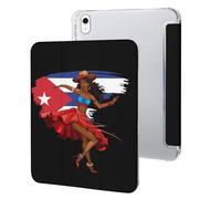 Afro Women Black Cubana Cuban Case Compatible for IPAD 10代 (10.9in) Tablet Cases Protective Stand Cover