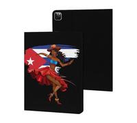 Afro Women Black Cubana Cuban Case Compatible for iPad Pro 2020/2021/2022 (12.9in) Tablet Cases Stand Protective Cover with Sleep/Wake