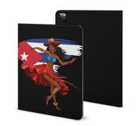 Afro Women Black Cubana Cuban Case Compatible for IPAD Pro 2021 （11in） Tablet Cases Cover with Pencil Holder Auto Wake/Sleep