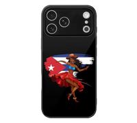 Afro Women Black Cubana Cuban Compatible with iPhone 17 Pro Max Case Slim Phone Cases Phone Cover Protective Cute Design