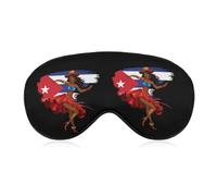 Afro Women Black Cubana Cuban Sleep Mask Soft Eye Mask Eye Cover Eyeshade Blindfold with Adjustable Strap