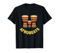 Afrobeats Music African Vibes Drums Artwork T-Shirt