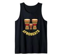 Afrobeats Music African Vibes Drums Artwork Tank Top
