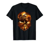 Afrocentric African Queen Melanin Goddess Sunset Savannah T-Shirt