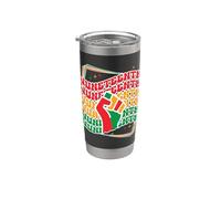 Afrocentric Juneteenth Celebration - African American Power Stainless Steel Insulated Tumbler