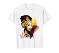 Afrocentric Style Bold Afro Women Portrait T-Shirt