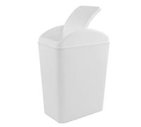 Afromy 15 L Swing Top Trash Can, Slim Kitchen Waste Bin