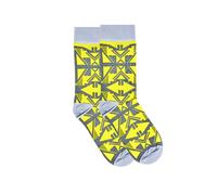 AFROPOP SOCKS Shaka Socks in Yellow | Size: Large/XL AFROPOP SOCKS Yellow L/XL
