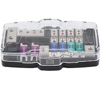 AFS 1 in 4 Out Lighted 4-Way Fuse Holder Car Audio Stereo ANL Blade Fuse Holder Distribution Blocks Car Accessories Protected circuits