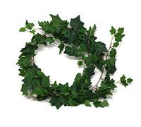 AFS Green Artificial Ivy Leaf Garland x 1.8m Trailing Wedding Garden Plant (Green)
