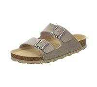 AFS-Schuhe 2100, comfortable women's mules, genuine leather, practical work shoes, slippers, handmade in Germany. Beige Size: 8.5 UK