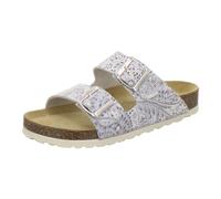 AFS-Schuhe 2100, fashionable women's mules, high-quality, genuine leather, made in Germany, Aqua Multi, 4 UK