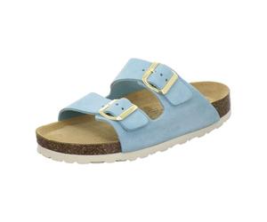 AFS-Schuhe 2100 Women's Fashion Mules High Quality Genuine Leather Made in Germany, lightblue, 5 UK