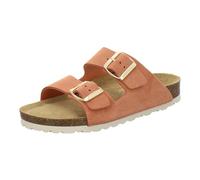 AFS-Schuhe 2100 Women's Fashion Mules High Quality Genuine Leather Made in Germany, Orange velour, 7 UK