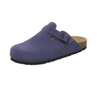 AFS-Schuhe 3900 Men's Clogs, Comfortable Slippers for Men, Leather Slippers, Made in Germany, azure, 8 UK
