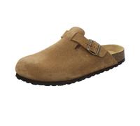 AFS-Schuhe 3900 Men's Clogs, Comfortable Slippers for Men, Leather Slippers, Made in Germany, Cognac, 9 UK
