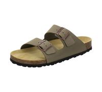 AFS-Schuhe Comfortable Men's Leather Mules, Sandals and Slippers - Size 36-50 - Made in Germany, khaki, 11 UK