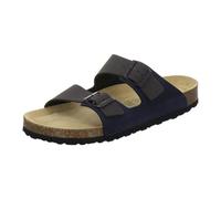AFS-Schuhe Comfortable Men's Leather Mules, Sandals and Slippers - Size 36-50 - Made in Germany, Navy Stone, 7 UK
