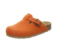 AFS-Schuhe Women's Closed Felt Slippers, Comfortable, Warm Winter Clogs, Made in Germany, 26900, orange, 8.5 UK