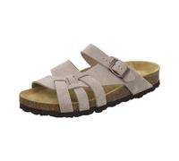 AFS-Schuhe Women's Mules Made of Genuine Leather, High-Quality Slippers for Women, Made in Germany, Quartz velour, 6 UK