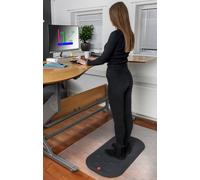 Floortex Active Anti-Fatigue Mat AFS-TEX 3000X Ergonomic Office/Workshop 50x100cm Black