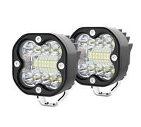 AFSDGDUBQY Car Accessories 3 Inch Led Work Spotlights 24V 120W | Headlight Bulb Headlights For Motorcycles Flood Bar Fog Lights For Car Truck 4x4 Off Road ATV(Combo-White-2pcs)