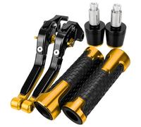 AFSDK Motorcycle Brake Lever Motorcycle Handlebar Grips Hand Bar Ends Extendable Brake Clutch Levers for K┐AWASAKI N┐INJA 125 Z125 2019 2020 2021 2022 2023(L)