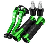 AFSDK Motorcycle Brake Lever Motorcycle Handlebar Grips Hand Bar Ends Extendable Brake Clutch Levers for K┐AWASAKI N┐INJA 125 Z125 2019 2020 2021 2022 2023(G)