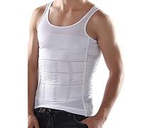 afslankend compressieshirt voor heren, licht buikcontrole body shaper-vest, elastische shapewear-ondershirts voor gym