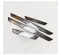 AFSNT 4 Pcs Car Stainless Steel Kick Plates Door Sill for Mazda CX-60 2022 2023 2024,Stainless Steel Auto Accessories Scuff Guard Threshold Cover Pedal Sticker Trim Non-Slip