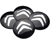 AFSNT 4pcs Hub Centre Caps Sticker for Citroen C3 II 2009-2013 56mm, Car Wheel Hub Centre Caps Cover Sticker Wheel Hubcap Waterproof Sticker Styling Accessories,D