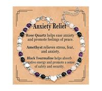AFSTALR 5mm Natural Stone Crystal Bracelet for Daughter Friends Girlfriend