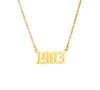 AFSTALR Birth Year Necklace Women Birthday Gifts Charm Friendship Jewellry for Girls Birthday Year Number 1983 Gold