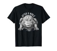 After A While Crocodile Funny Crocodile Joke Saying Pun Mens T-Shirt