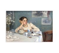 After Breakfast (1890) by Elin Kleopatra Danielson Gambogi Canvas Art Poster And Wall Art Picture Print Modern Family Bedroom Decor Unframe 24x36inch(