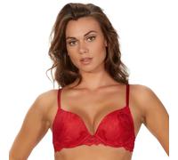 After Eden Anna Lace Single Boost Underwired Gel Bra 10.08.5165 CD - Red - 36DD