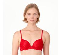 After Eden Anna Lace Single Boost Underwired Gel Bra - Red - 34A
