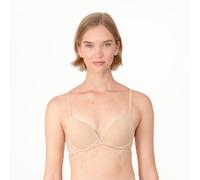 After Eden Women's Single Boost Recycled Fabric Bra, Powder Pink, 36A