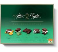 After Eight Dark & Milk Peppermint Chocolate Collection Box 199g - Premium Assorted Mint Chocolates, Rich Dark & Smooth Milk Chocolate with Peppermint, Elegant Gift Box for Sharing & Special Occasions