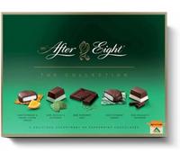 After Eight Dark & Milk Peppermint Chocolate Collection Box 199g - Premium Assorted Mint Chocolates, Rich Dark & Smooth Milk Chocolate with Peppermint, Elegant Gift Box for Sharing & Special Occasions