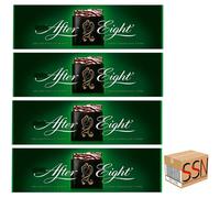 After Eight Dark Mint Chocolate Box 300g chocolate confectionery filled with peppermint-flavoured fondant by SSN Spark Systems Network (4x Box)