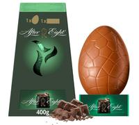 After eight easter egg - extra large dark chocolate easter egg - after eight dark mint flavoured luxury chocolate egg & mini milk chocolate bars & card - dark chocolate easter gifts for adults