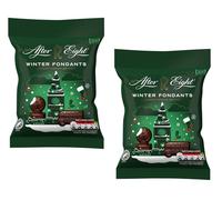 After Eight Winter Fondants Dark Mint Chocolate, 57g (Pack of 2)