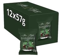 After Eight Winter Fondants Dark Mint Chocolate Bag 57g (Pack of 12) | Figures With A Peppermint Flavoured Filling | Christmas Festive Gift