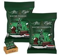 After Eight Winter Fondants Pralines, Dark Chocolate Christmas Figures with Peppermint Filling, London Design Edition, 57g Bundle by UrbanShoppi (Pack of 2)