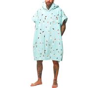 After Essentials - Bath poncho - Madrague Light Blue Blue one size