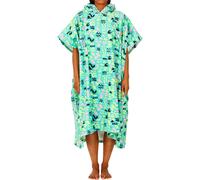 After Essentials - Bath Poncho - Poncho Stamps Neptune - Blue Blue one size