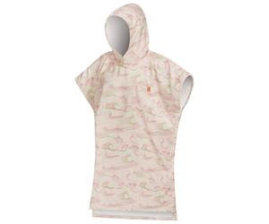 After Essentials - Beach Poncho Japan Waves Soft Pink - Changing Robe